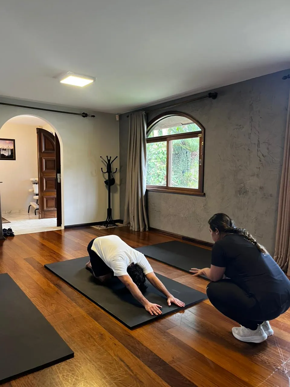 Exercício de correção postural